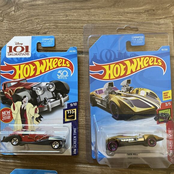 Lot OF 7 Hot Wheels VW Special, Crate, Chevelle, Twin Mill, Mustang, Lamborghini - Picture 2 of 8